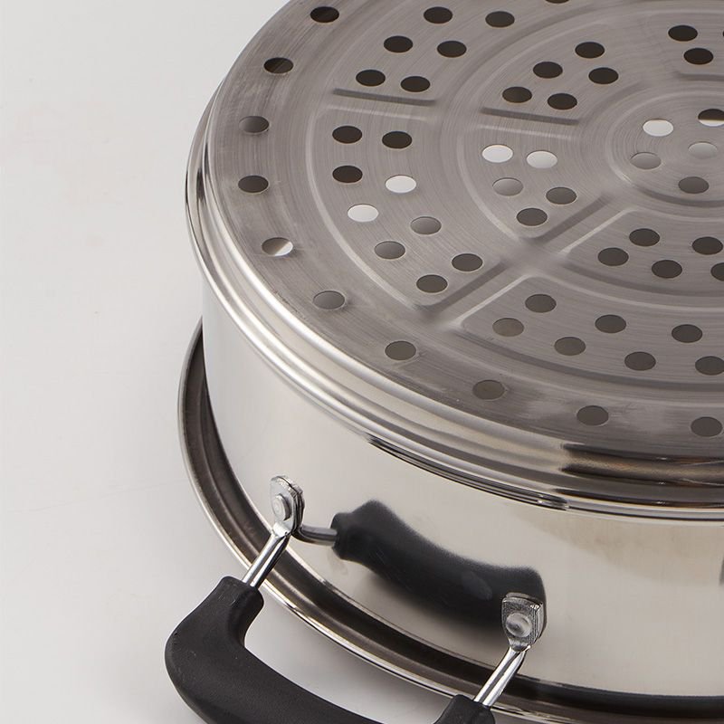 Dicker Edelstahl-Dampftopf