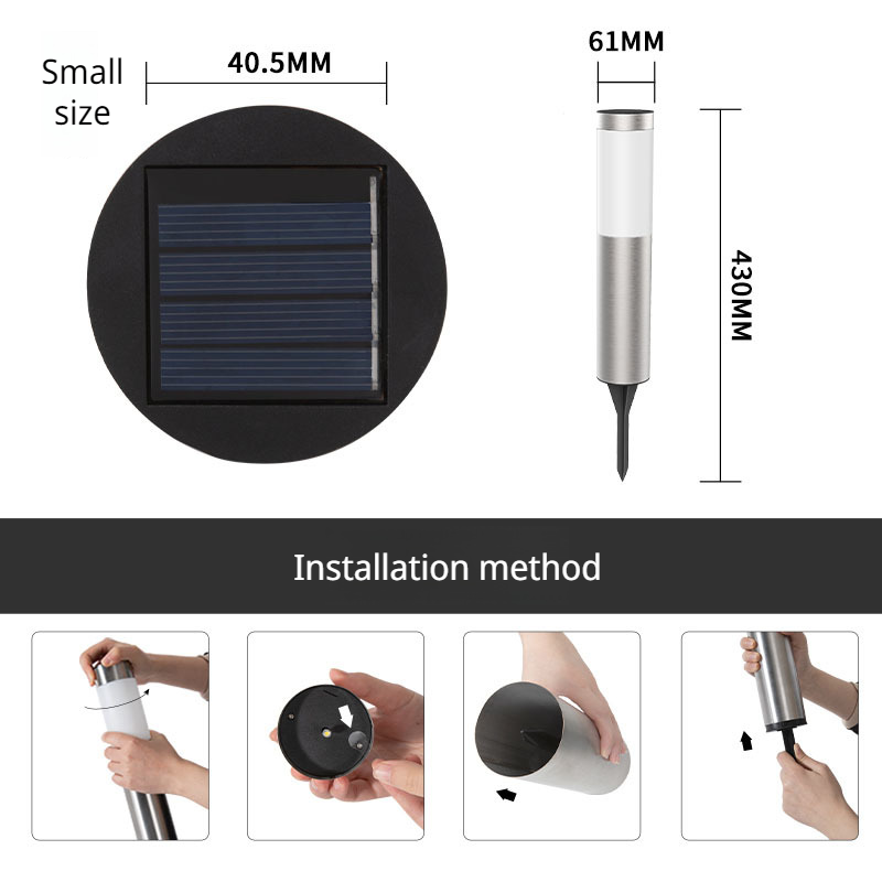 Solar Cylinder Path Light