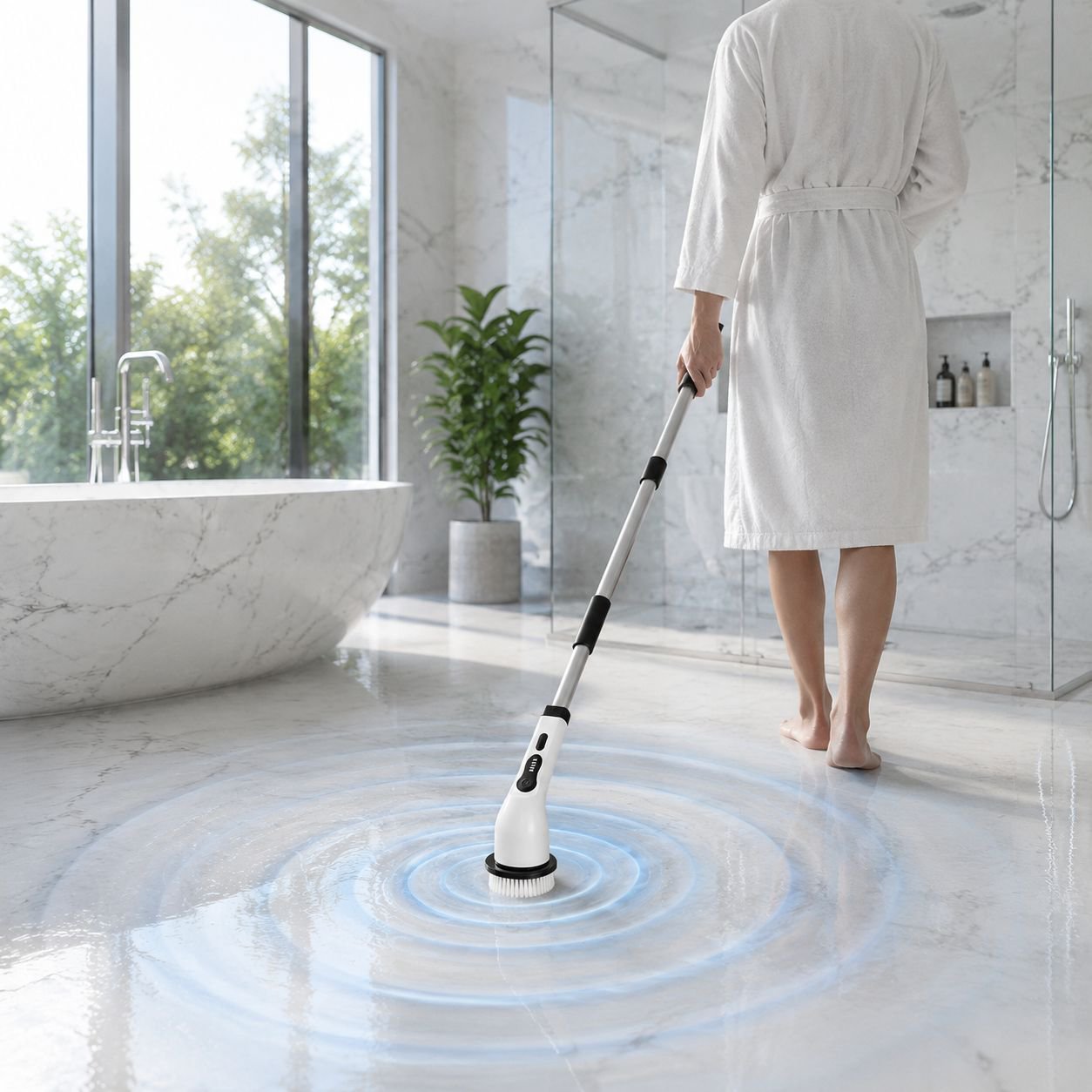 Household multifunctional cleaning brush scrubbing bathroom tiles