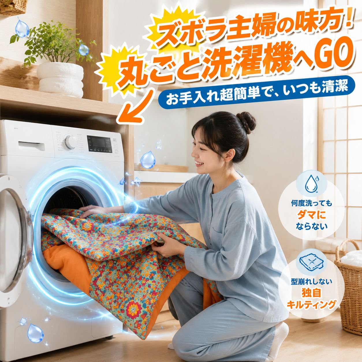 洗濯機で洗える二重ガーゼ夏掛け布団 夏用エアコンブランケット