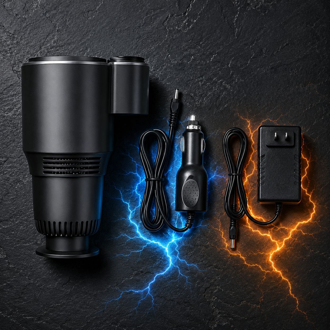 Stylish car accessory for temperature-controlled drinks