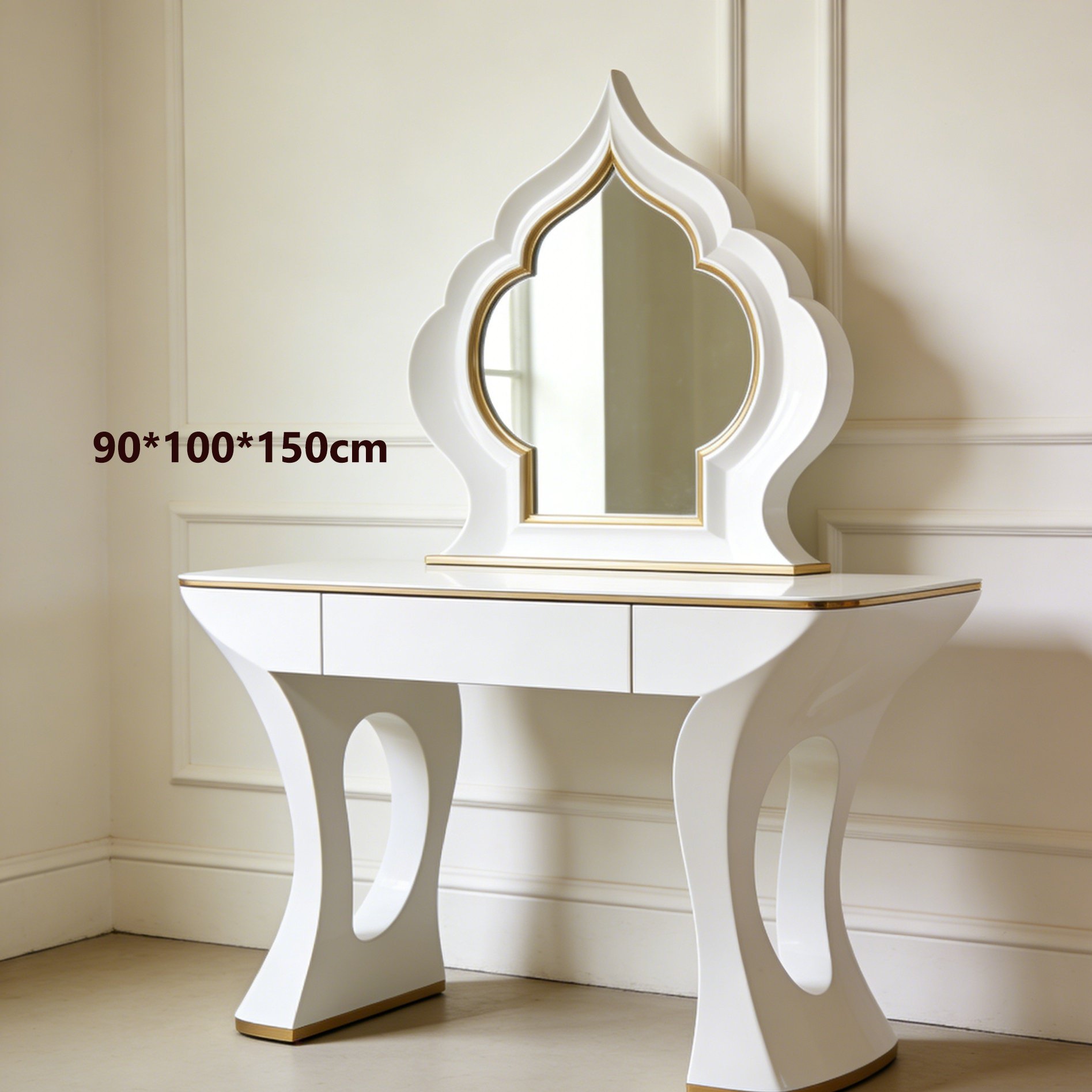 ดีไซน์โต๊ะเครื่องแป้งทันสมัยพร้อมกระจก