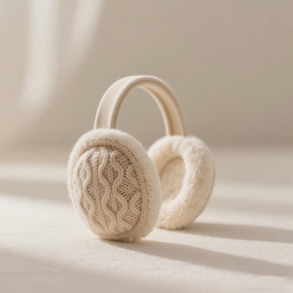 Căști termoizolante pentru protecția urechilor în sezonul rece