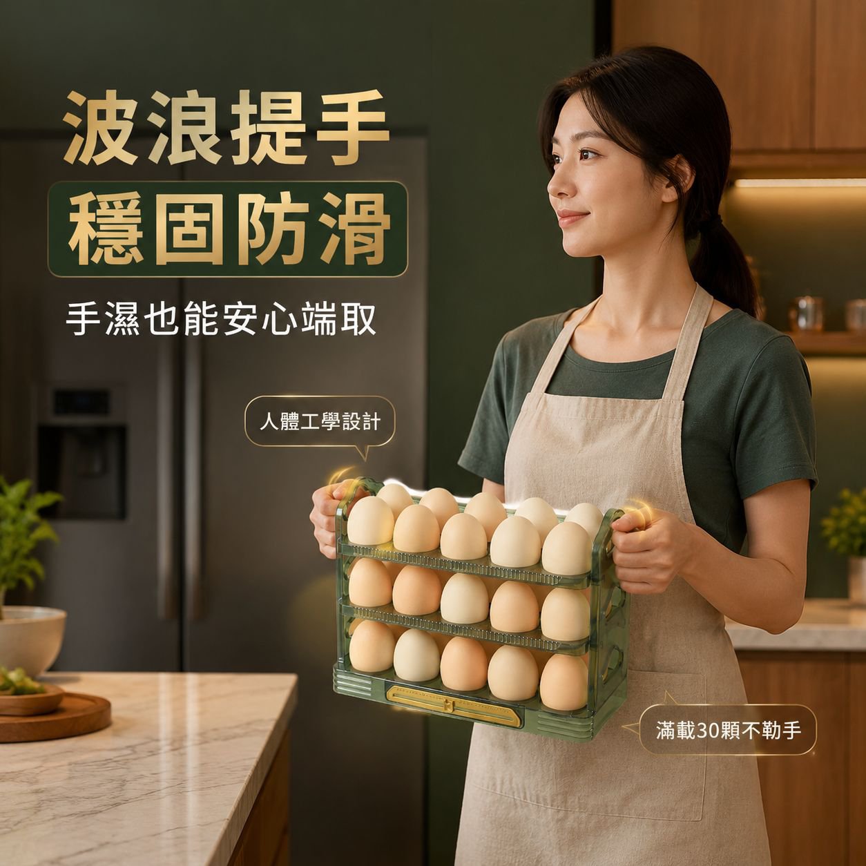 防摔冰箱雞蛋收納盒
