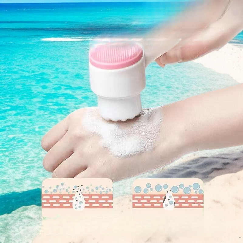 부드러운 연모 브러쉬 세안기