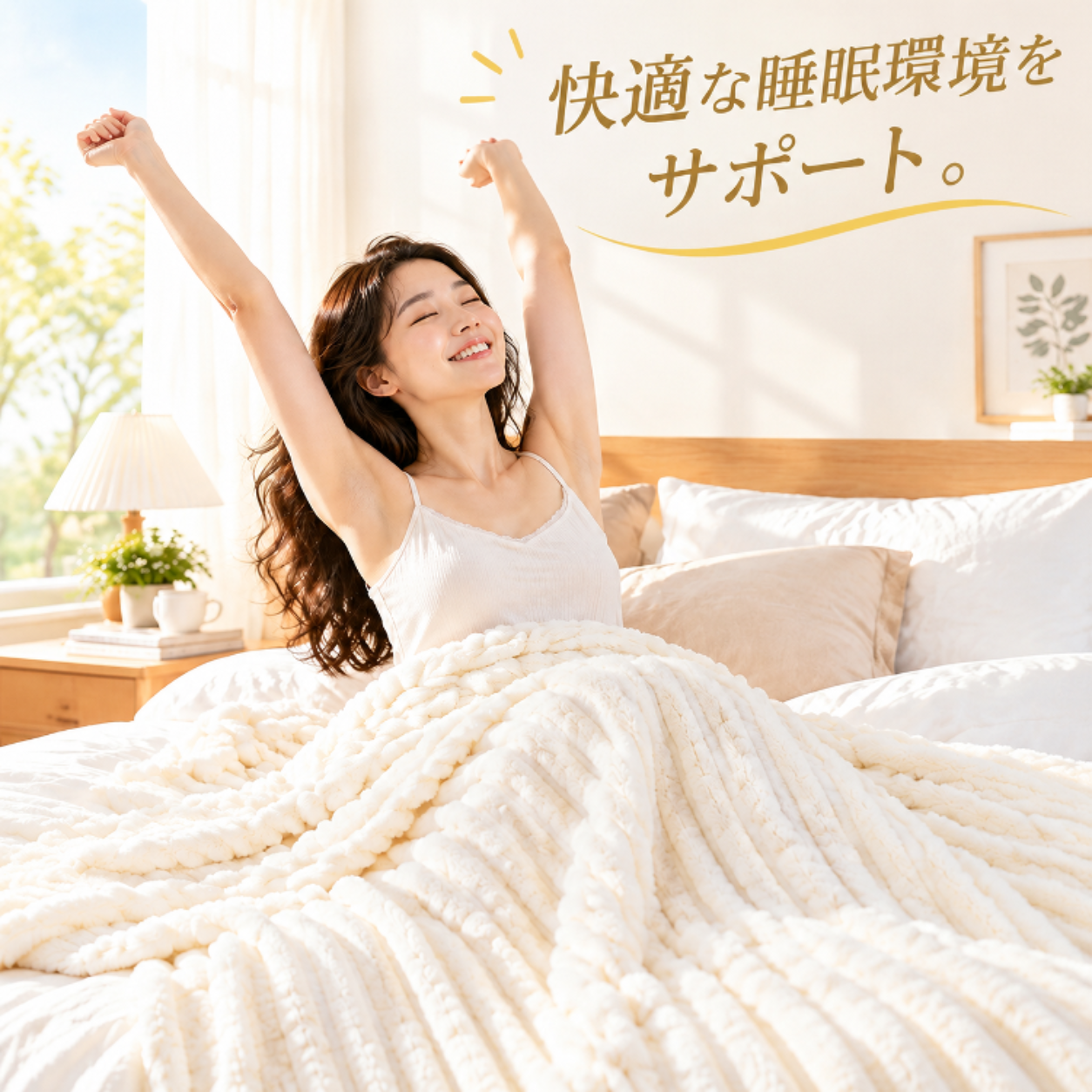 フランネル製断熱ブランケット