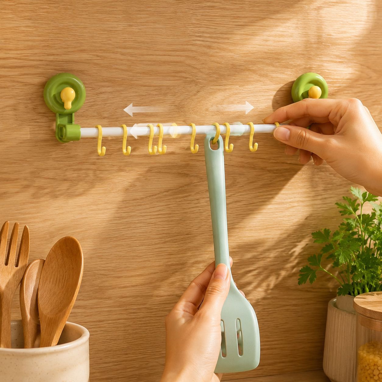 Bunte Dopamin-Stil Haken für Küchenutensilien