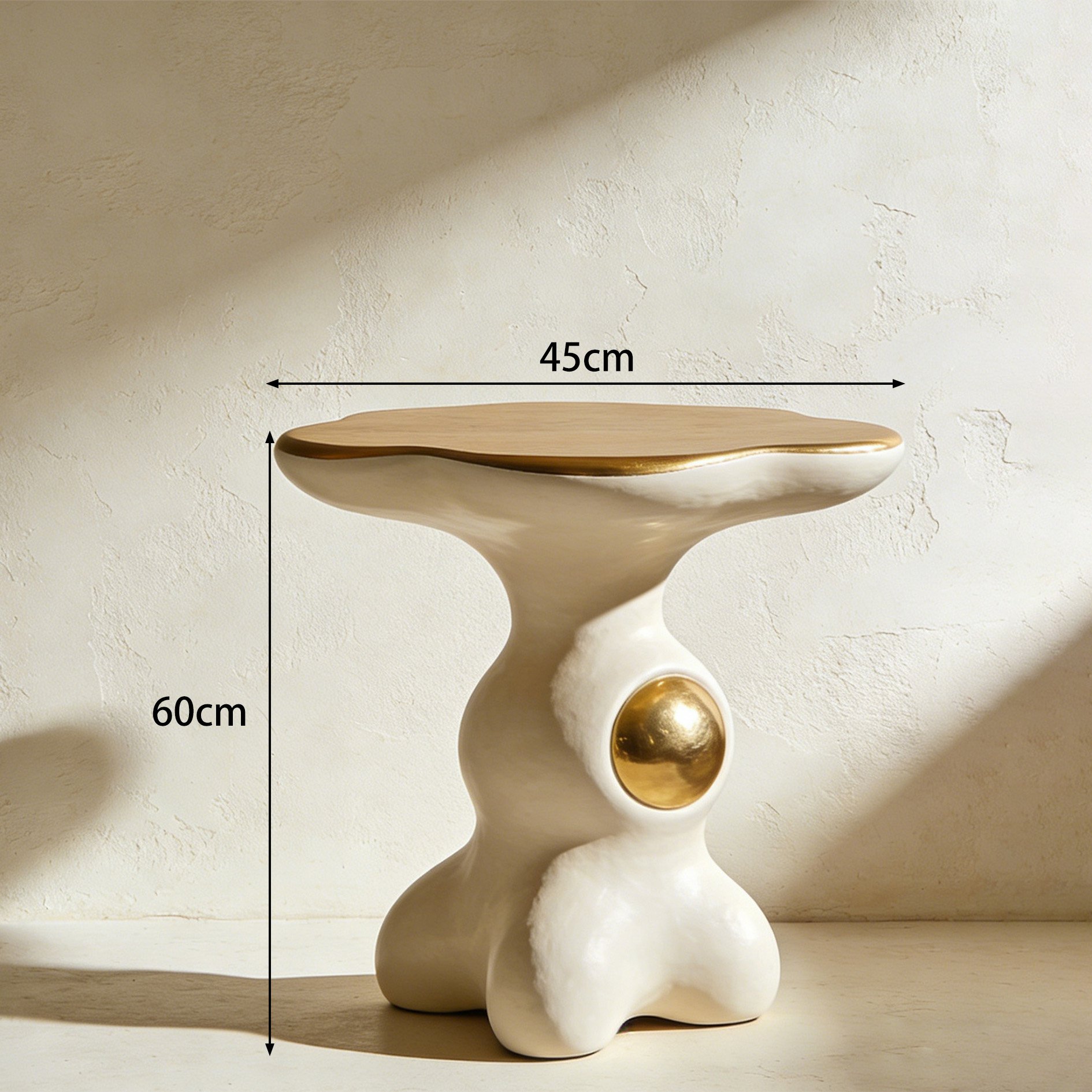 Stylish modern dining table with clean lines and wooden finish