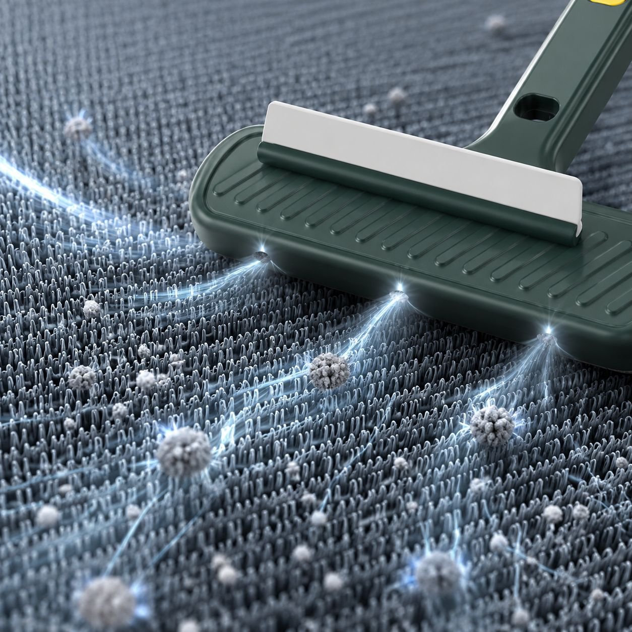 Durable and portable screen cleaning brush