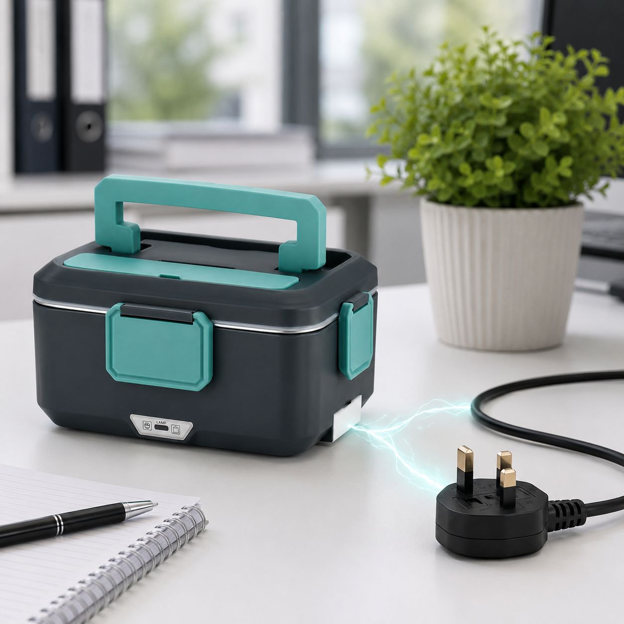Compact and stylish design of electric lunch box