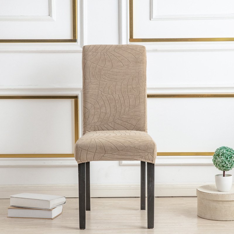 Large leaves Office chair cover Stool Protector Stretch Onepiece Jacquard Waterproof and durable Sof