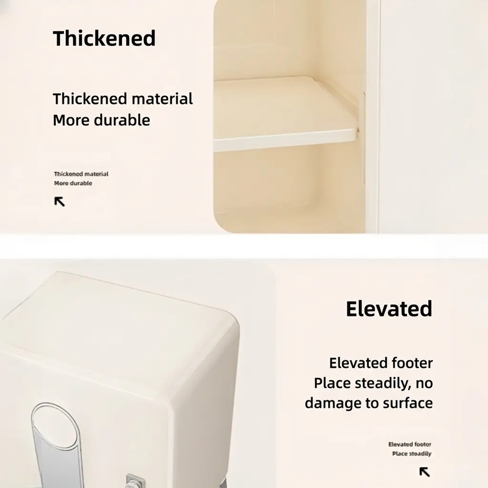 Boîte de rangement secrète à grande capacité avec verrou