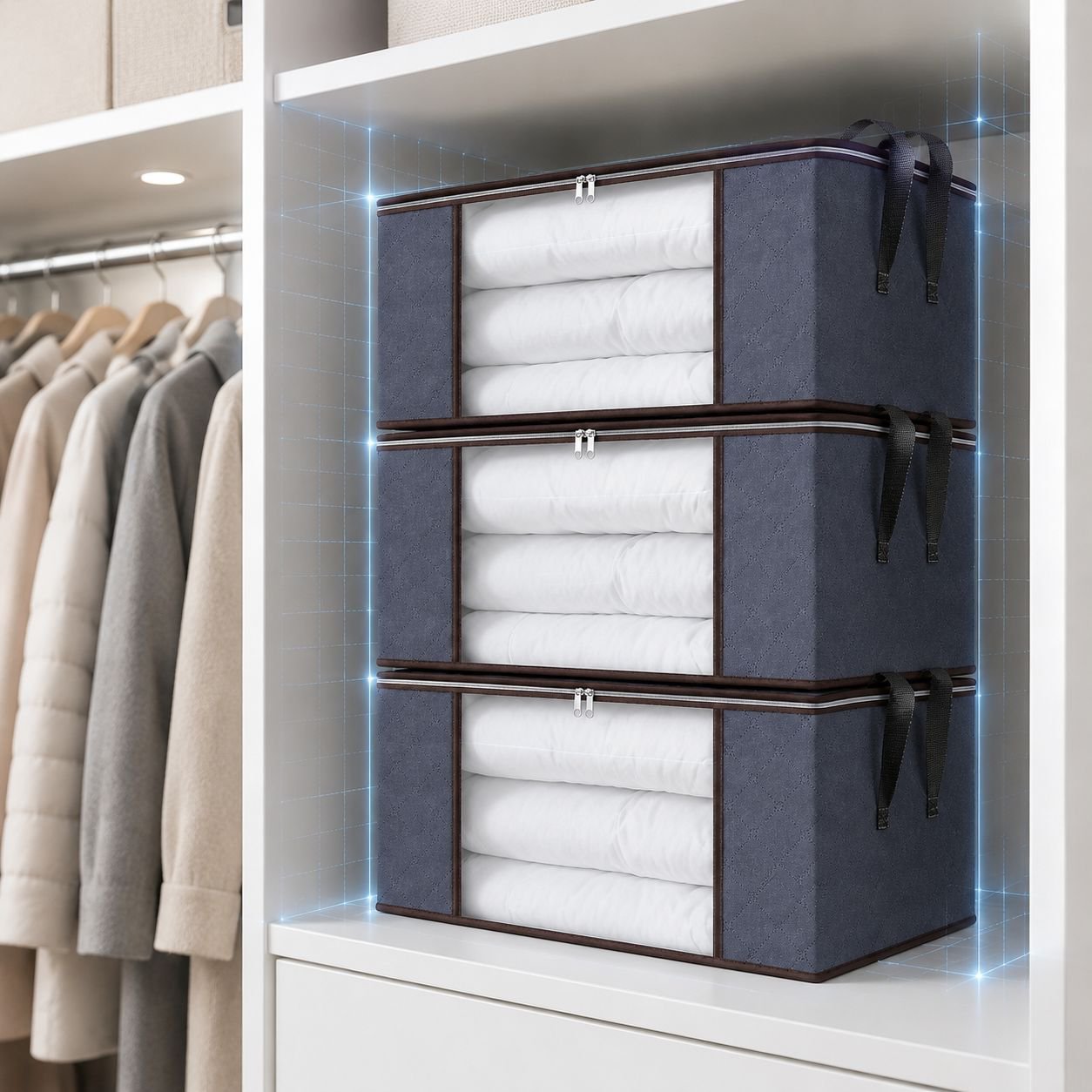 Large Dustproof & Mildew Resistant Storage Organizer