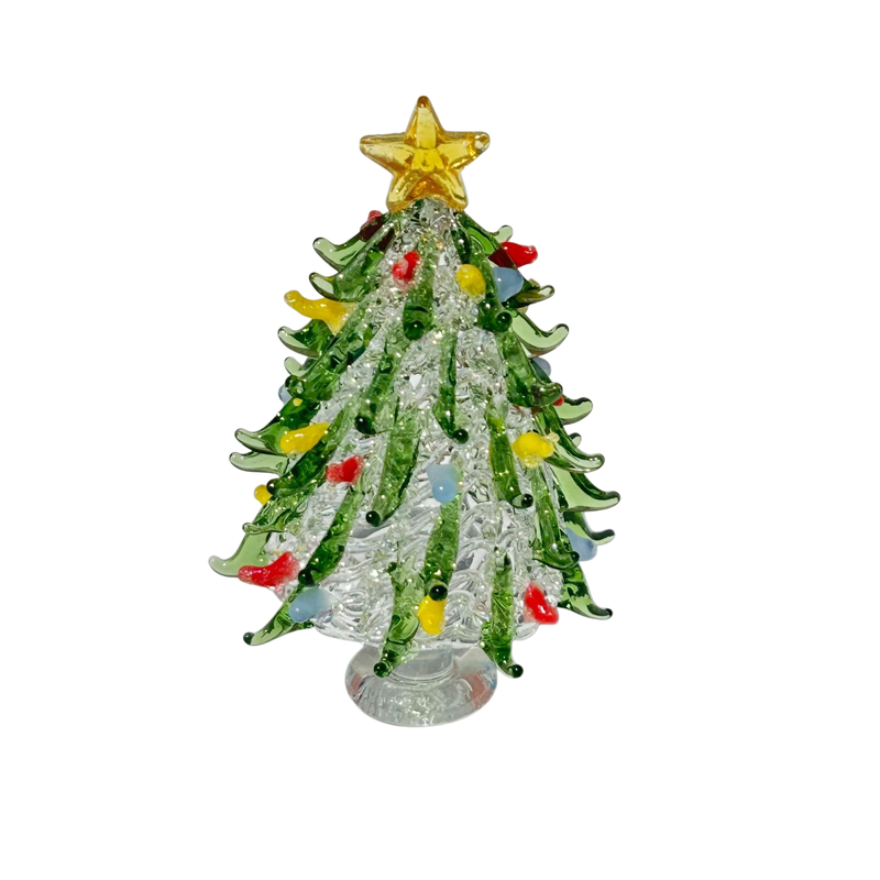 Handmade glass Christmas tree
