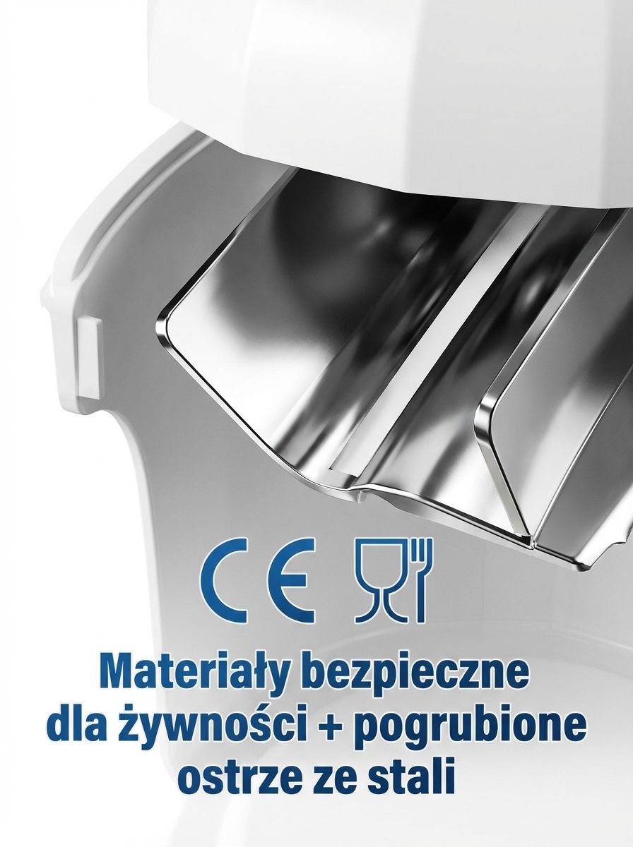 Bliska prezentacja ostrzy maszynki do lodu