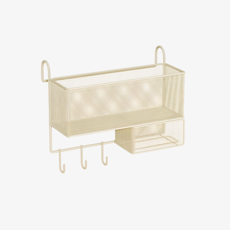 Hängender Korb für Büroaufbewahrung am Schreibtisch