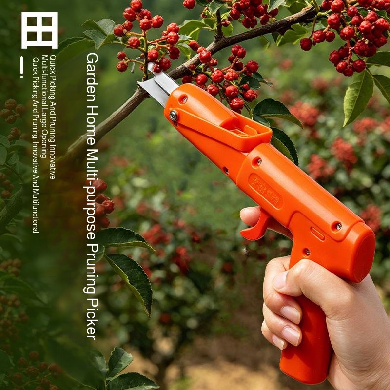 Tijeras de poda y recolección de alta eficiencia para jardinería, aptas para pimientos