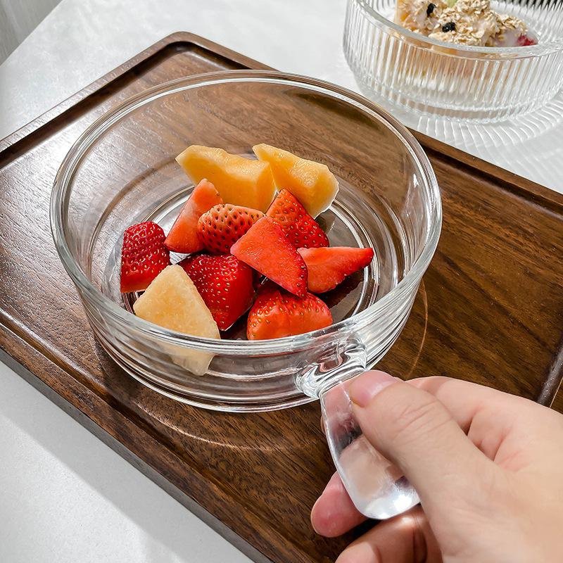 Glass Salad Bowl