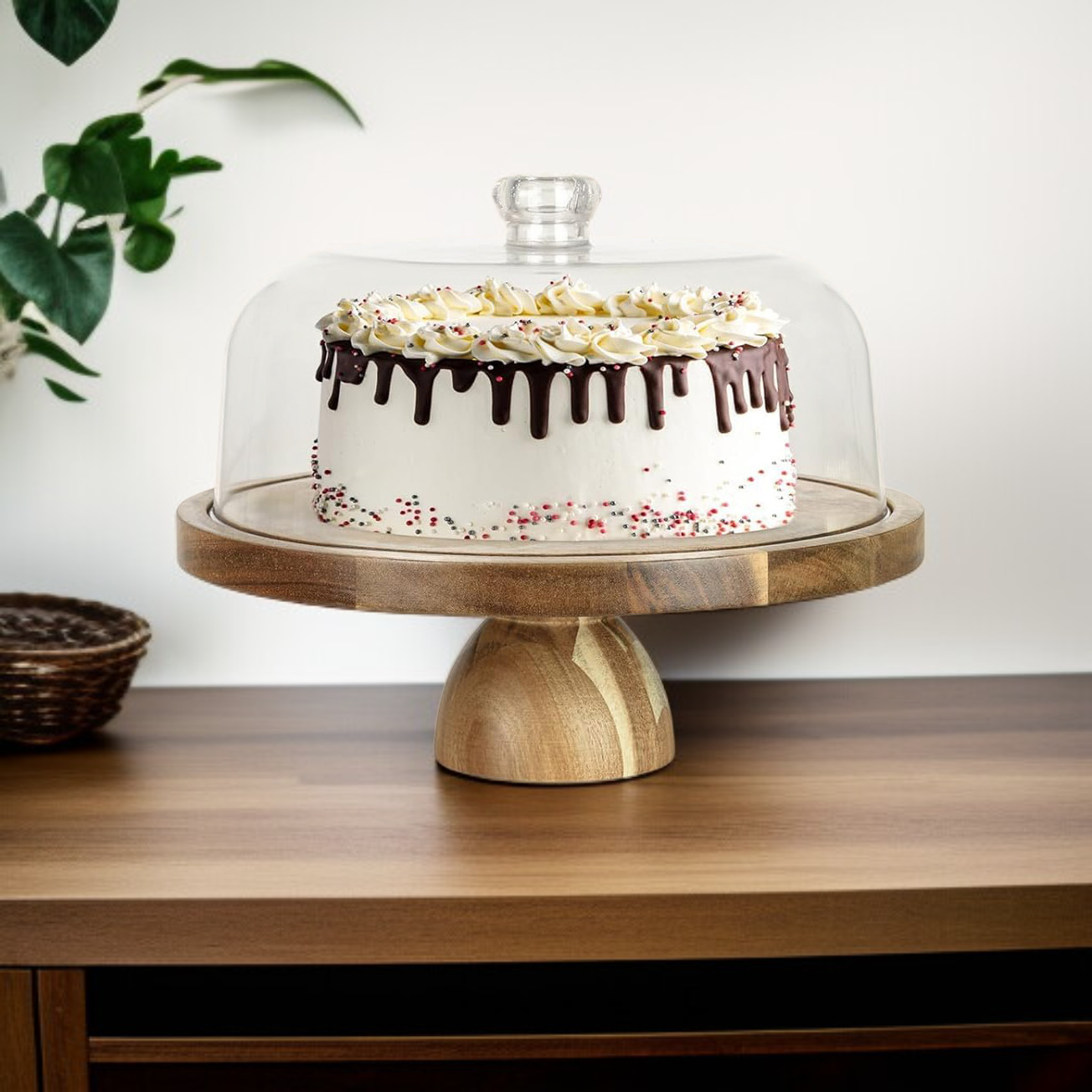 실목 원형 케이크 베이스