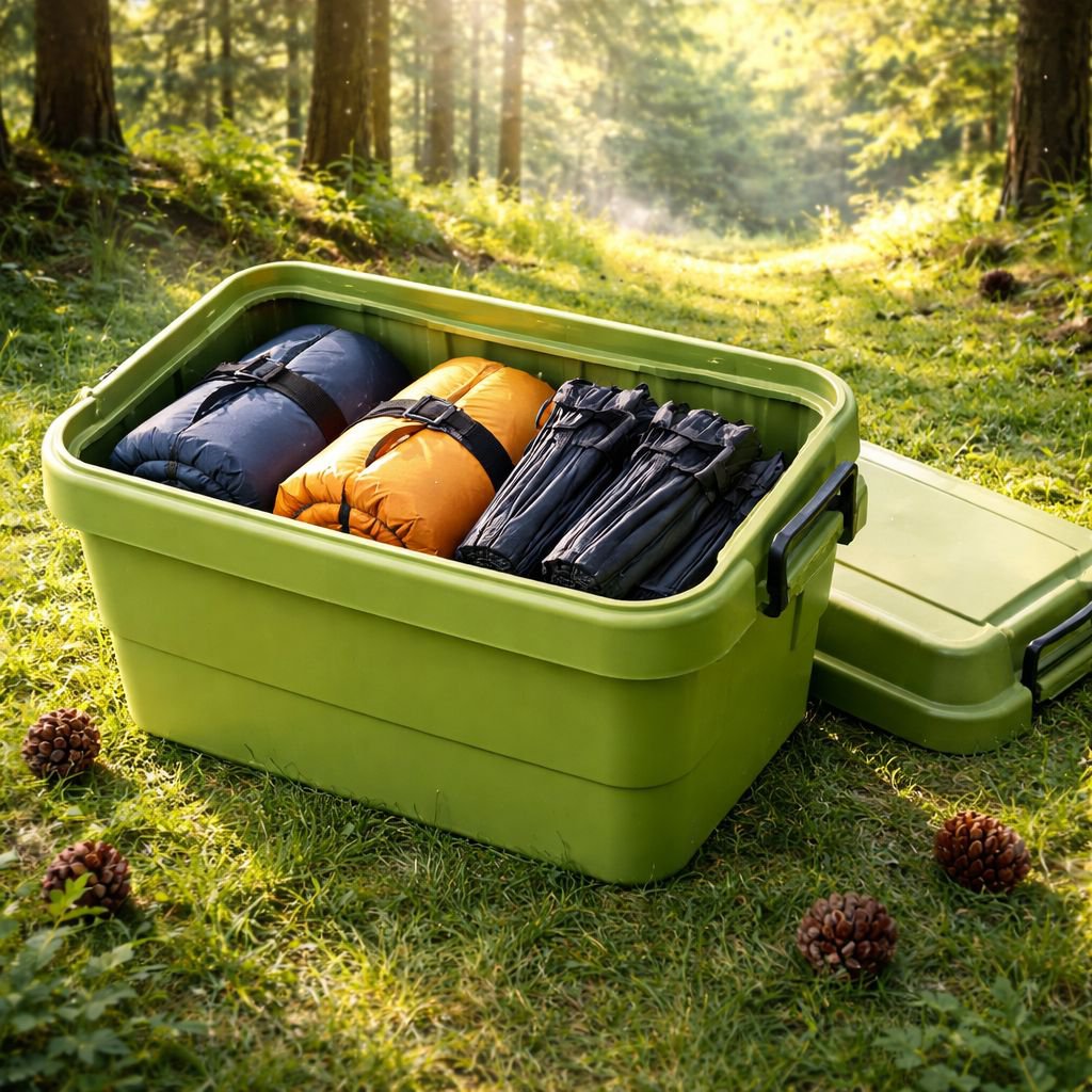 Coffre de rangement robuste pour jardin