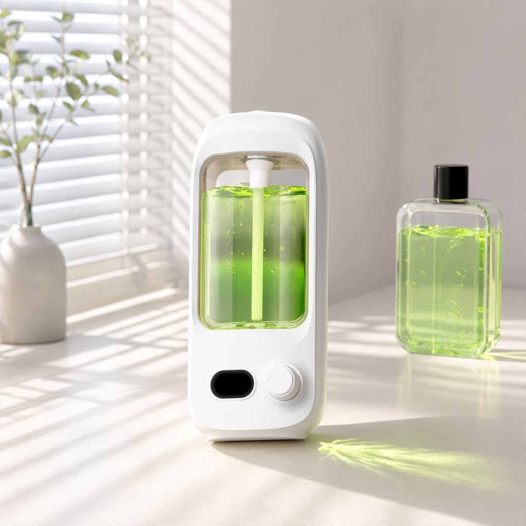Detailansicht der Aromalampe mit stufenloser Einstellung