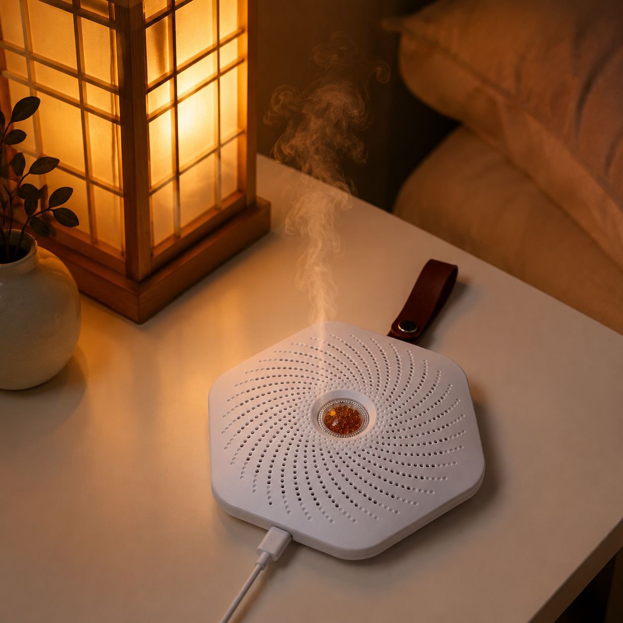 簡単操作の省エネ除湿機のボタン部分