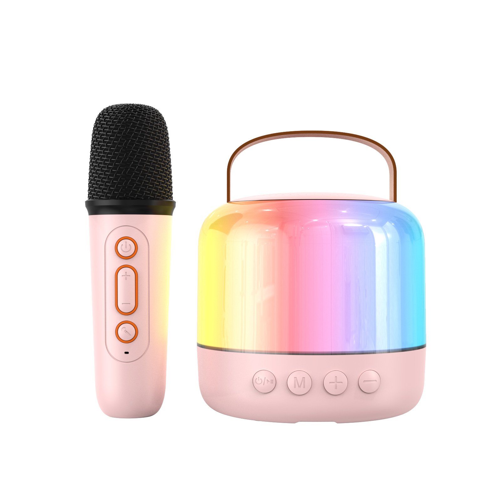 Altavoz portátil con micrófono integrado para karaoke infantil y al aire libre