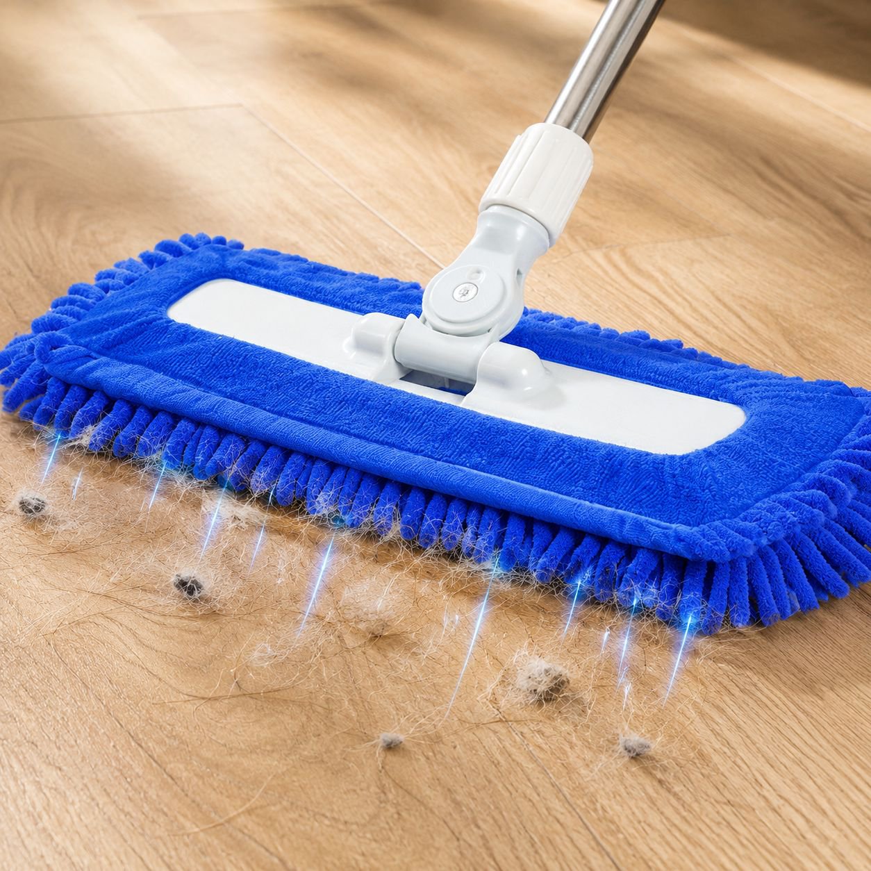 Multi-functional long handle mop for large range cleaning