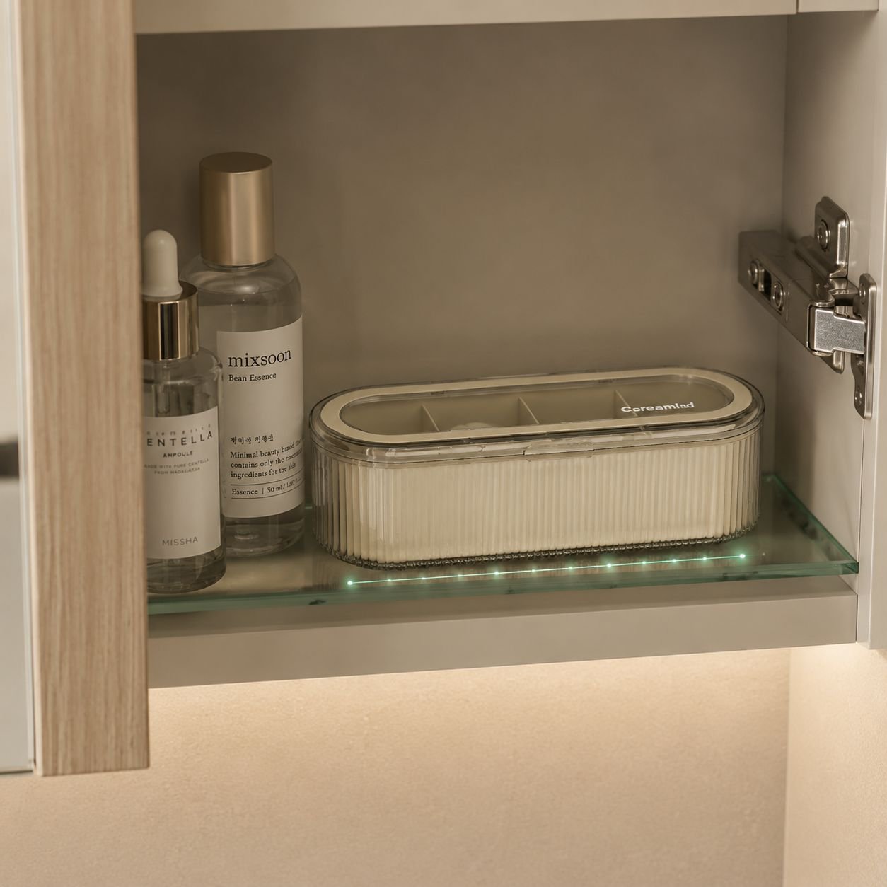 Transparente Make-up-Pinsel-Aufbewahrungsbox mit Deckel, staubdicht und hochwertig