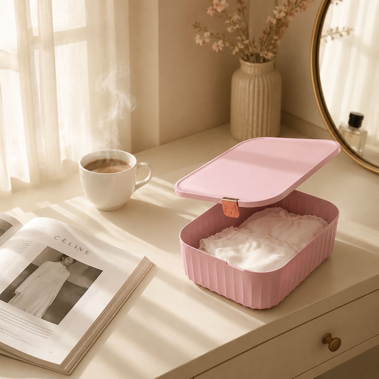 Boîte de rangement créative pour sous-vêtements