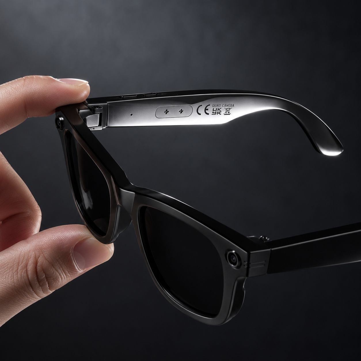 KI-Brille mit 4K-Kamera, 290-mAh-Akkukapazität, 800-Wh-Batterie, Videofunktion