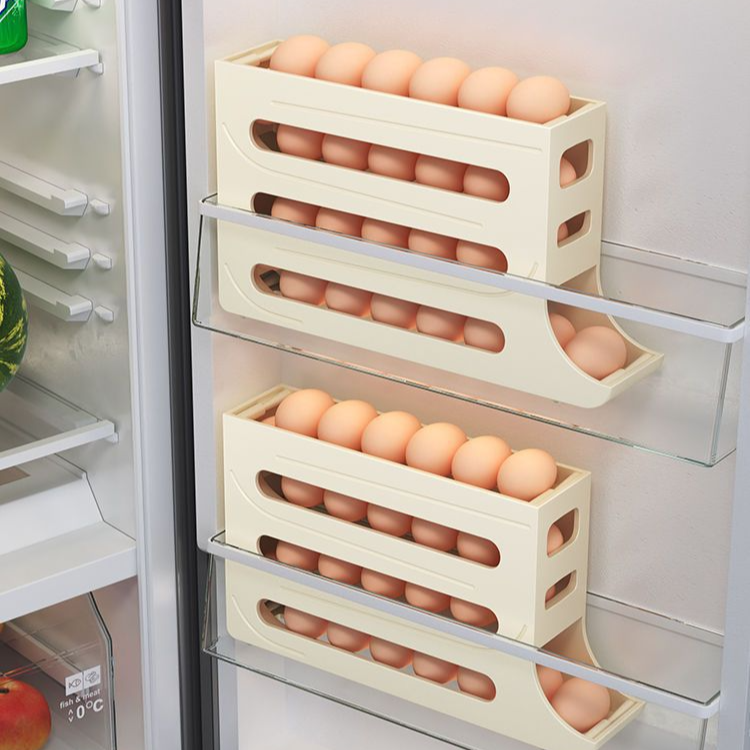 Rolling Refrigerator Egg Organiser