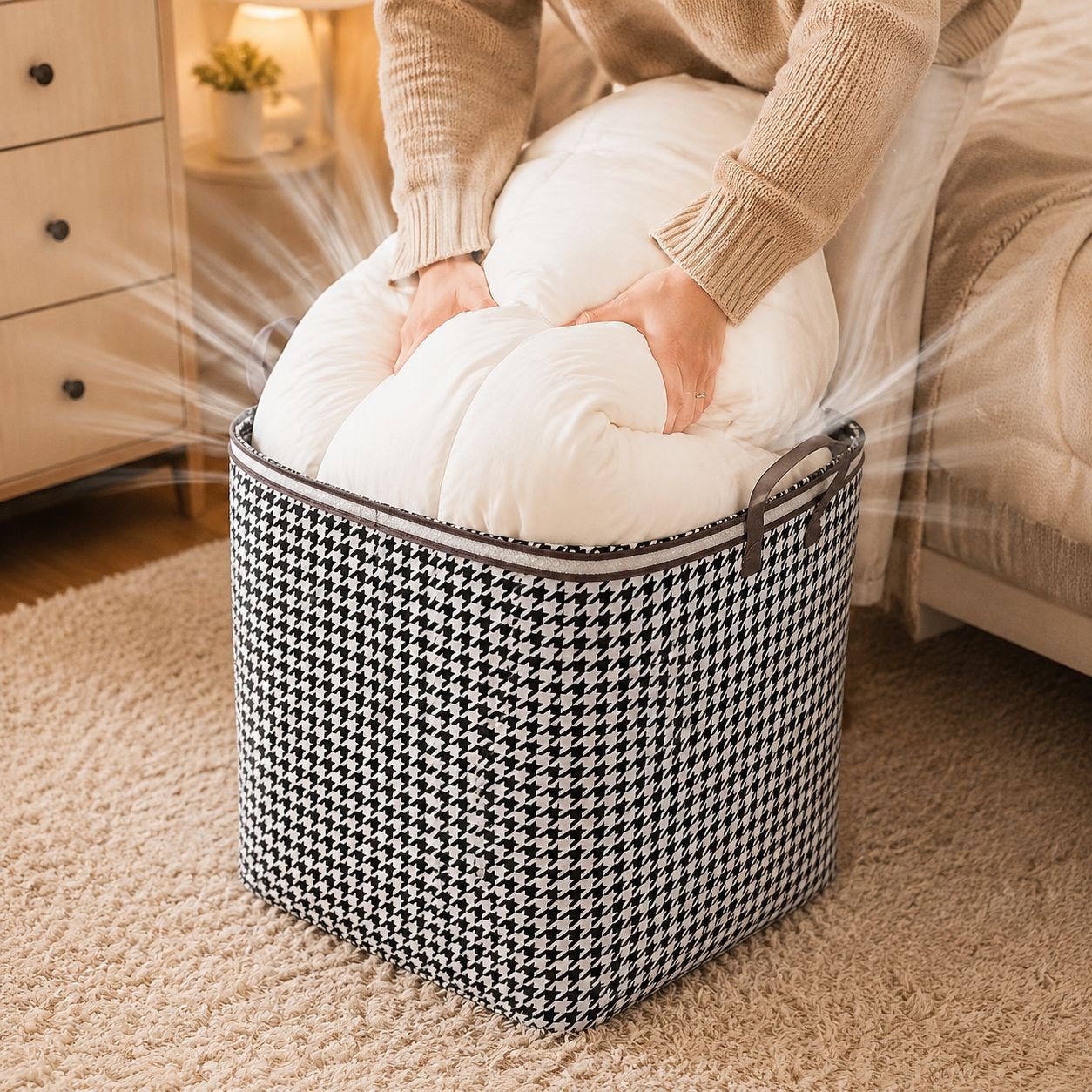 Large Capacity Moistureproof Quilt Storage Bag Waterproof Organizer