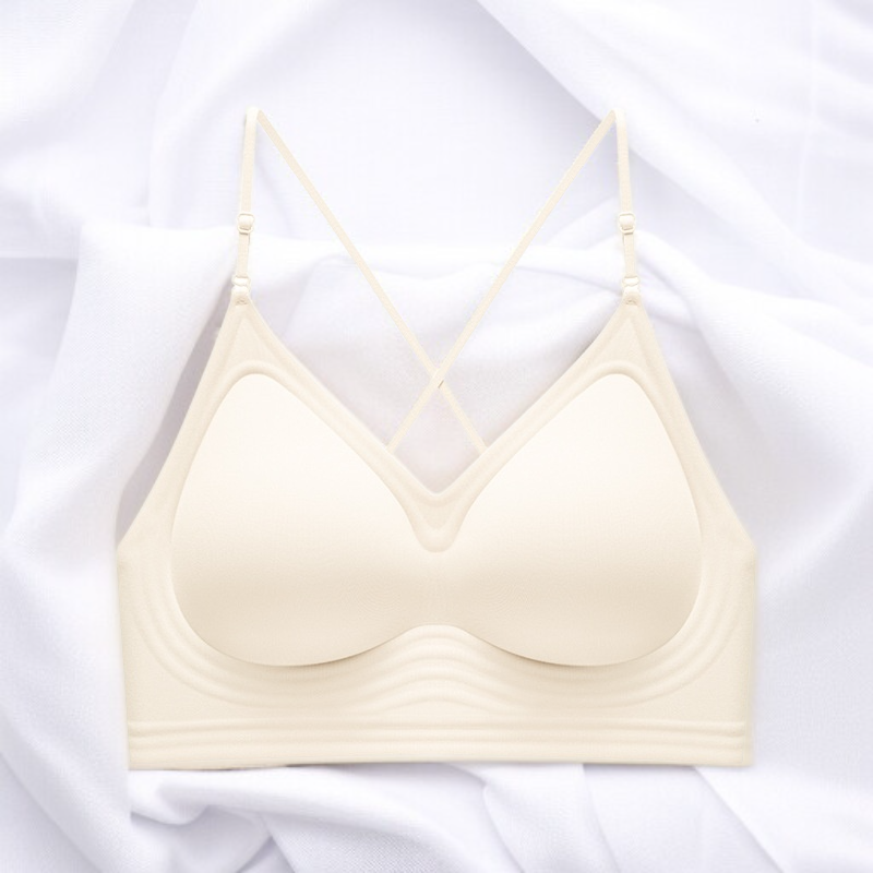 아름다운 등선과 크로스라인이 돋보이는 깔끔한 원피스 브라