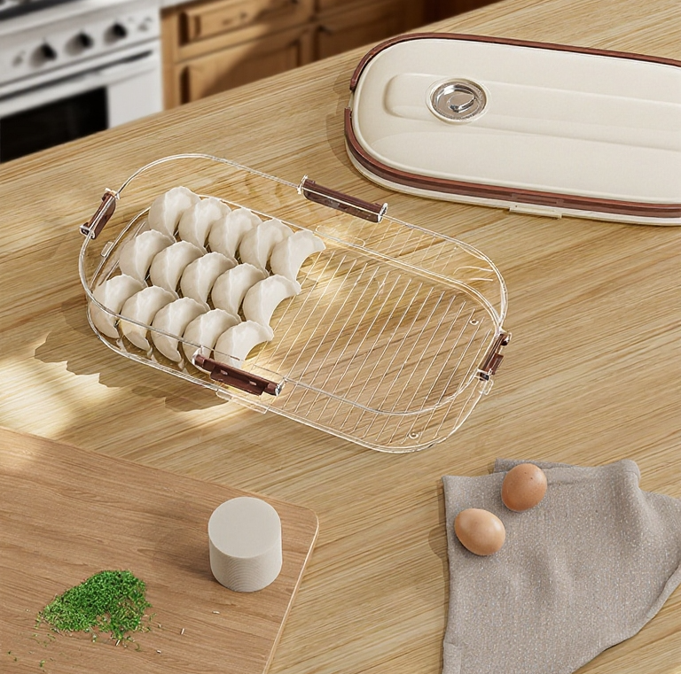 밀폐 뚜껑으로 냄새 차단 및 위생적인 보관