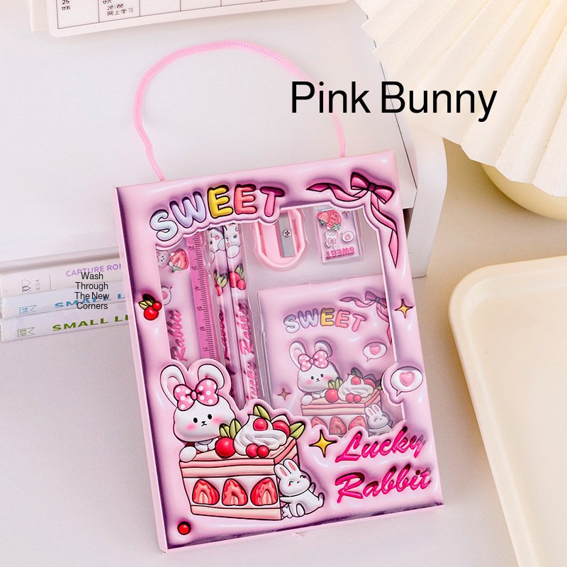 Learning supplies Stationery Stationery One set for all Pencil Handheld Gift Cute Cartoon Stationery