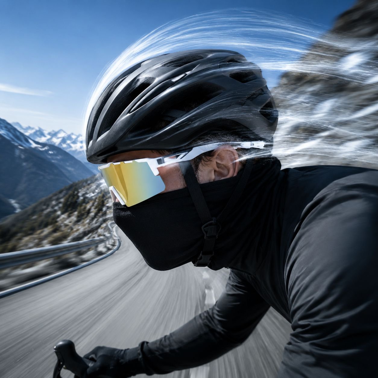 Halbrand Windschutz & UV-Schutz Fahrradbrille für Outdoor-Sportarten