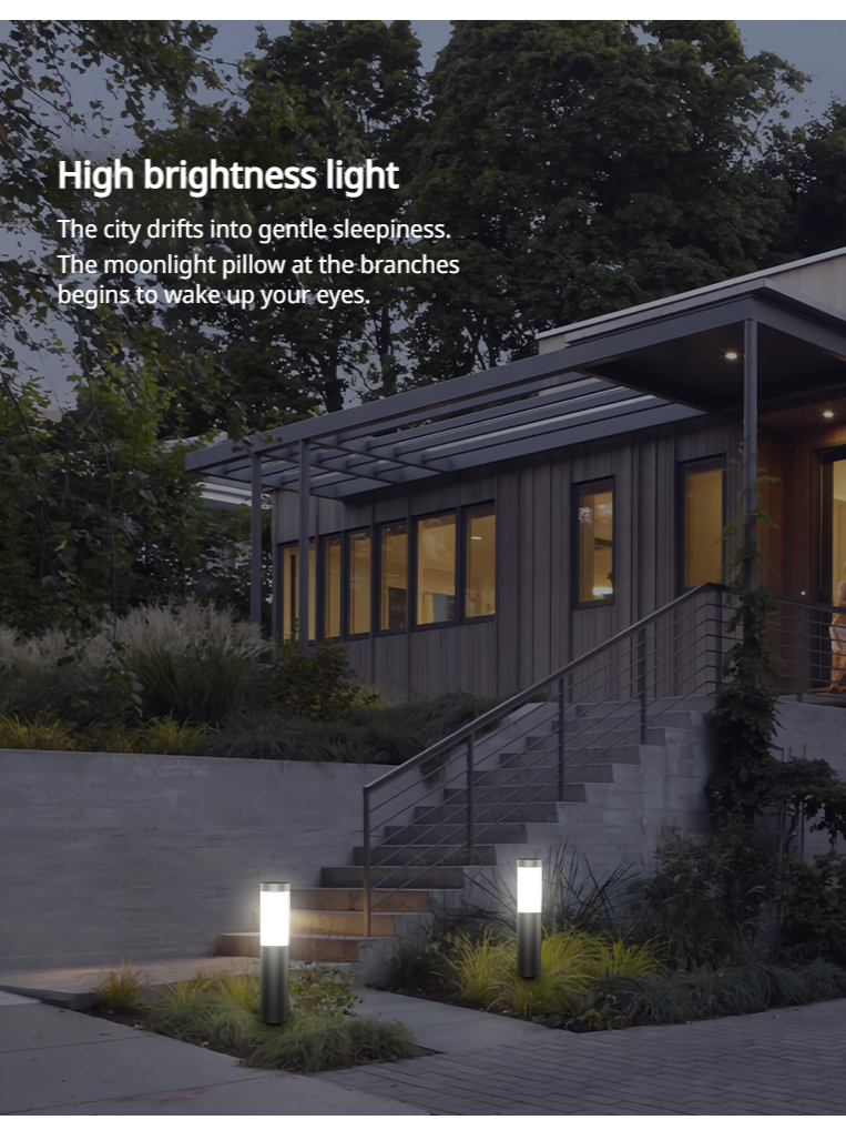 Solar Cylinder Path Light
