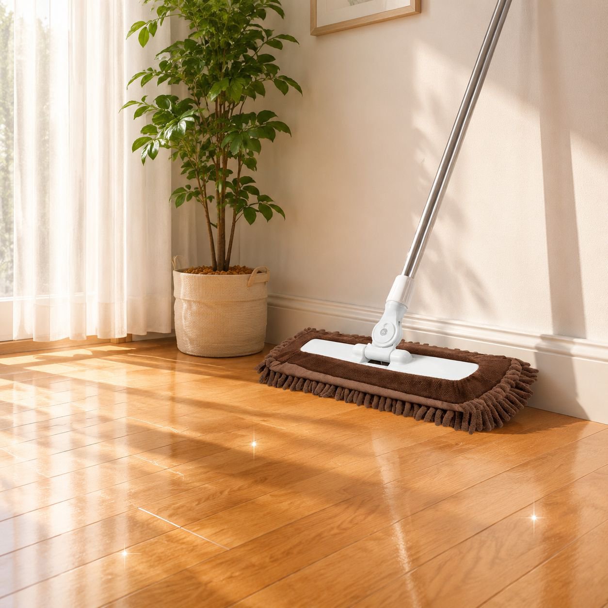 Versatile mop suitable for various floor types