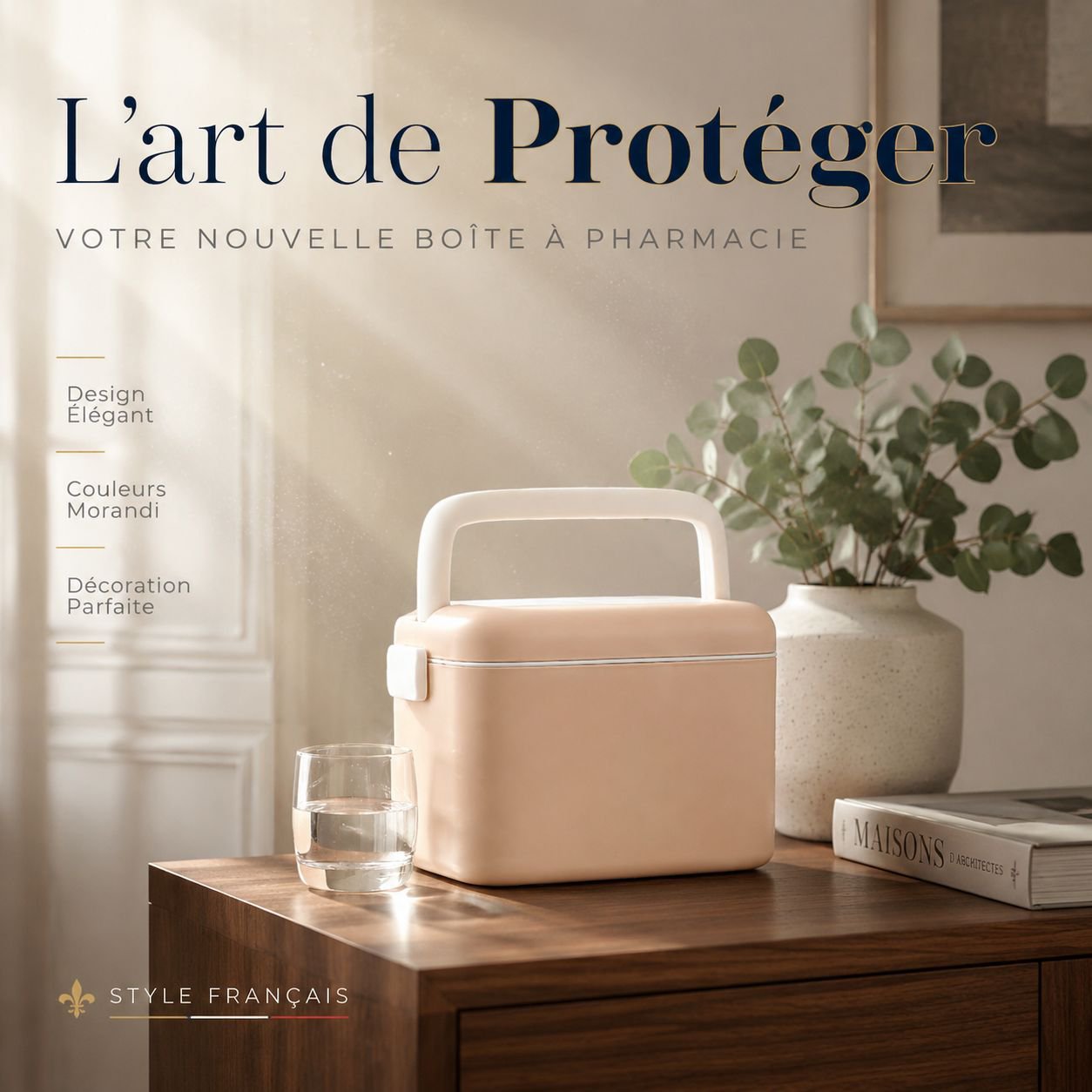 Boîte à médicaments grande capacité
