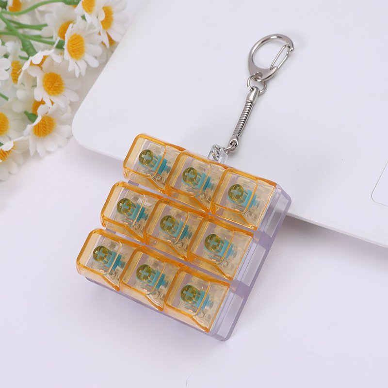 Transparent Press Pendant