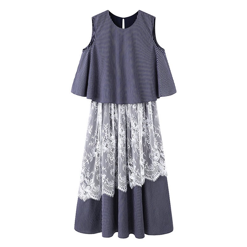 Lace Sleeveless Tank Dress