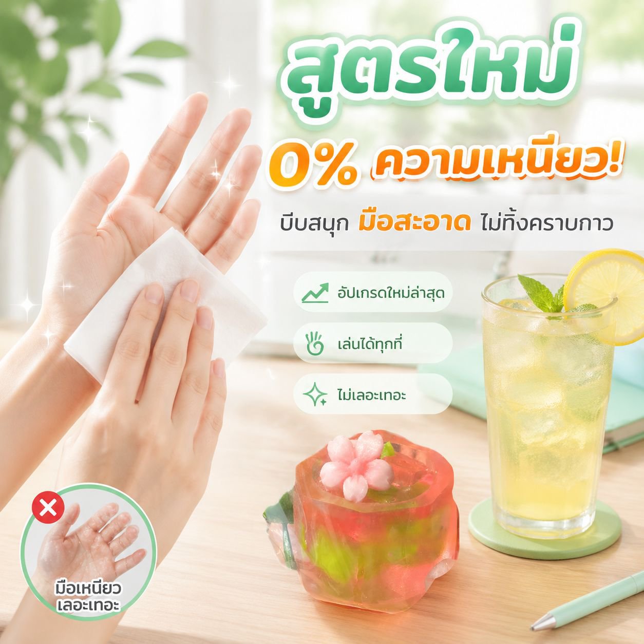 ของตกแต่งรูปแก้วน้ำโซดาใสหน้าตาน่ารักสำหรับหน้าร้อน
