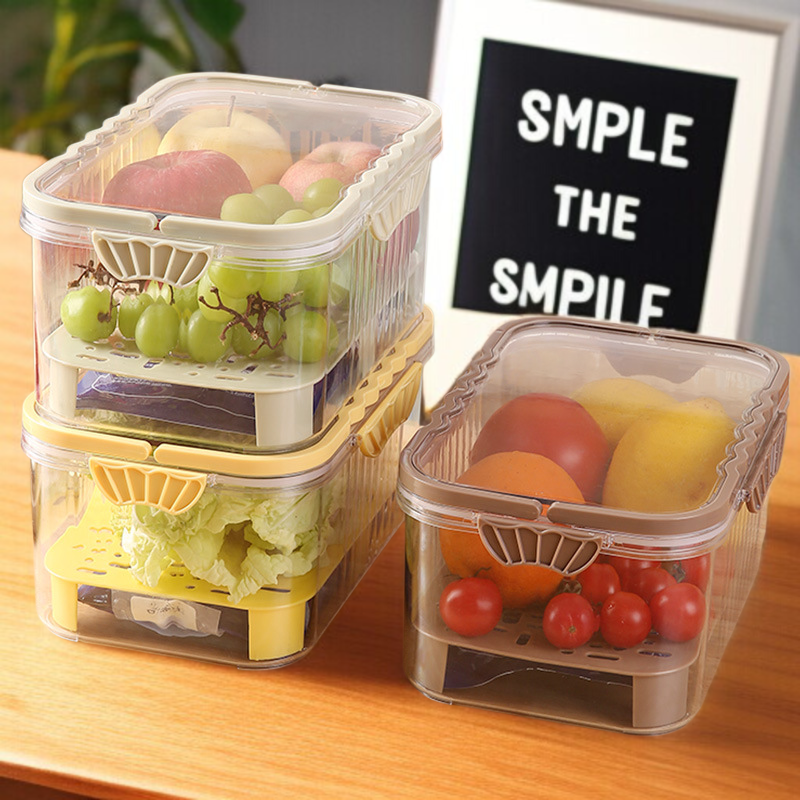 新しい野菜果物収納ボックスの内部