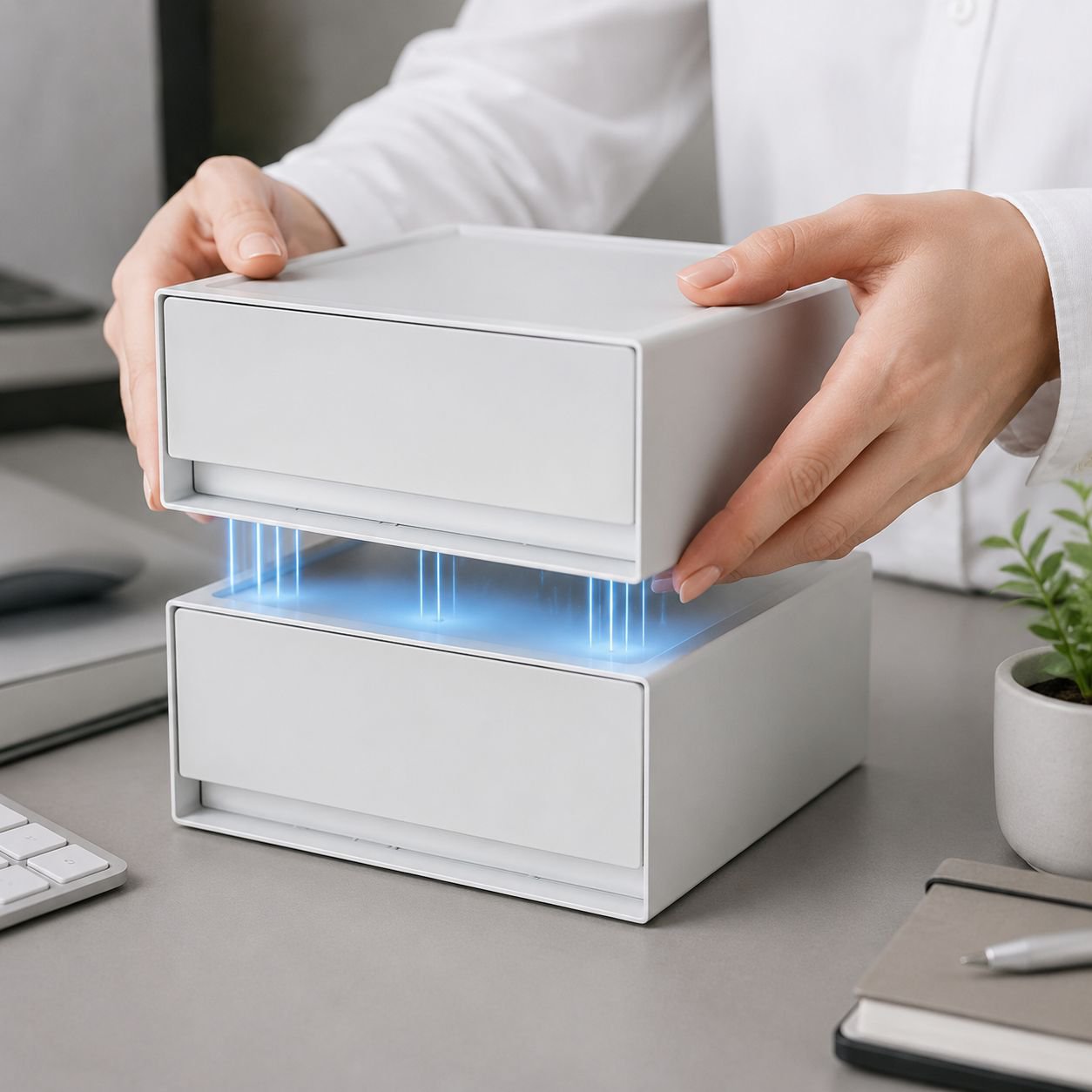 Modernes Design der Desktop Aufbewahrungsbox