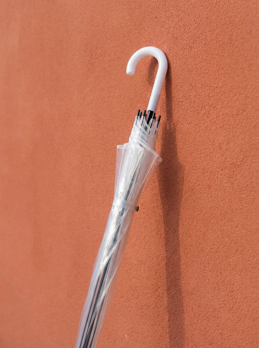 高級感のある厚みのある傘のディテール