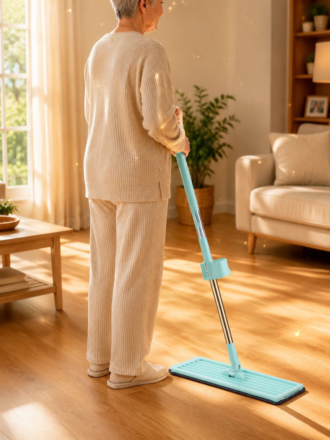 Magic household cleaning tool with wet and dry separation
