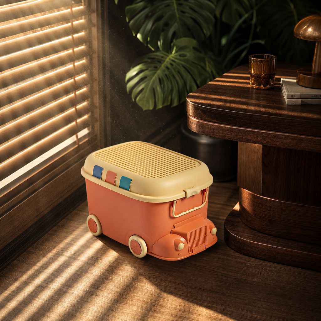 Boîte de rangement empilable pour gain de place