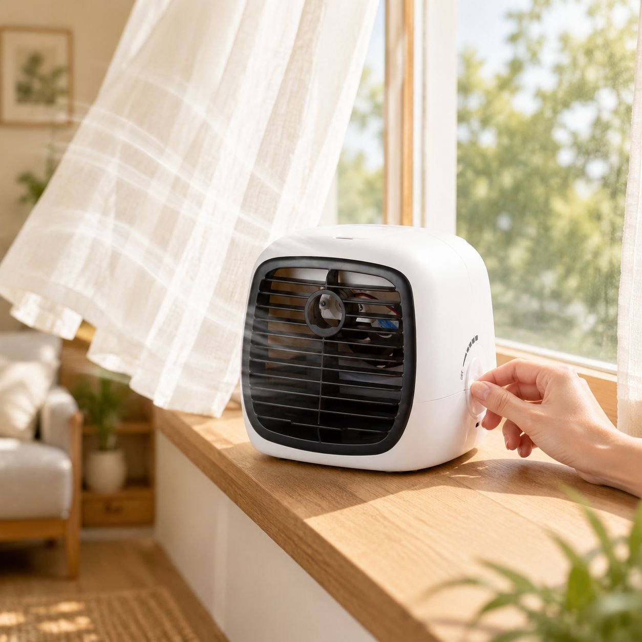 Mobile Klimaanlage für das Schlafzimmer