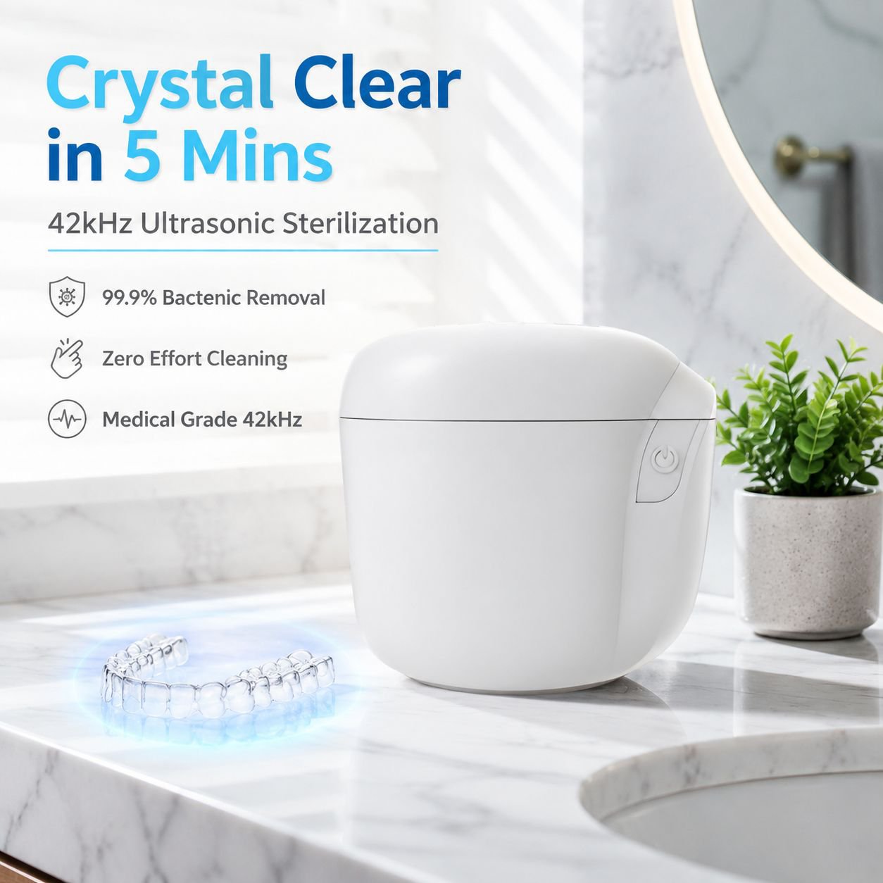 Oral Care Ultrasonic Denture Cleaning Machine